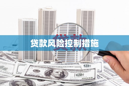 灵宝贷款风险控制措施