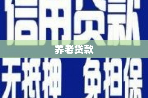 灵宝养老贷款