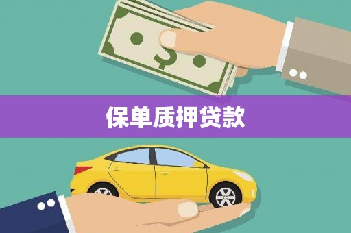 灵宝保单质押贷款