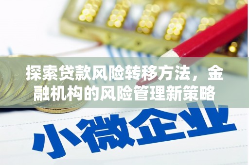 灵宝探索贷款风险转移方法，金融机构的风险管理新策略