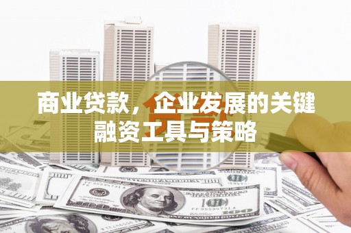灵宝商业贷款，企业发展的关键融资工具与策略