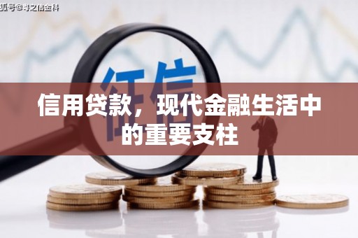 灵宝信用贷款，现代金融生活中的重要支柱