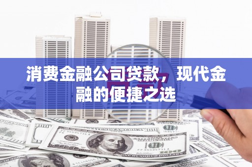 灵宝消费金融公司贷款，现代金融的便捷之选