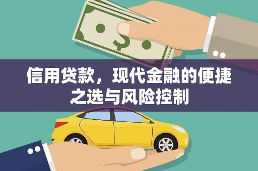 灵宝信用贷款，现代金融的便捷之选与风险控制