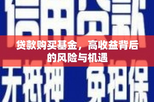灵宝贷款购买基金，高收益背后的风险与机遇