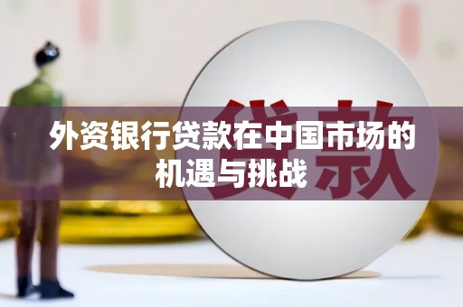 灵宝外资银行贷款在中国市场的机遇与挑战