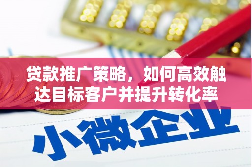 灵宝贷款推广策略，如何高效触达目标客户并提升转化率