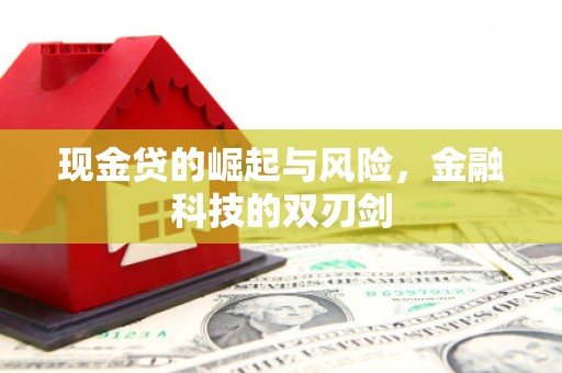 灵宝现金贷的崛起与风险，金融科技的双刃剑