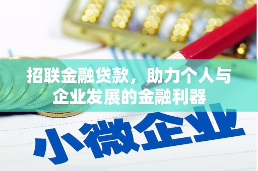 灵宝招联金融贷款，助力个人与企业发展的金融利器