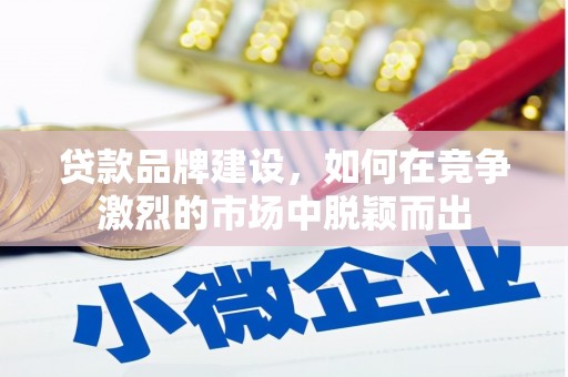 灵宝贷款品牌建设，如何在竞争激烈的市场中脱颖而出