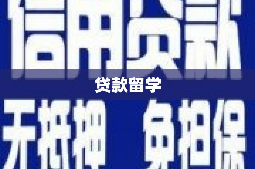 灵宝贷款留学