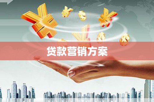 灵宝贷款营销方案