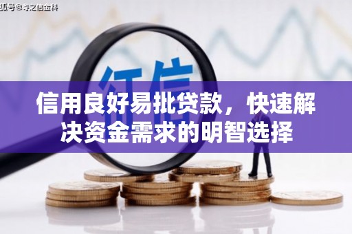 灵宝信用良好易批贷款，快速解决资金需求的明智选择