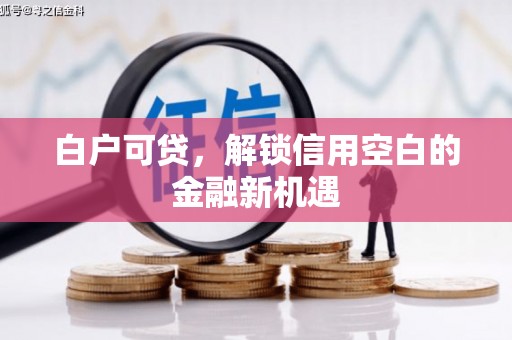 灵宝白户可贷，解锁信用空白的金融新机遇