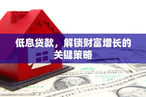 灵宝低息贷款，解锁财富增长的关键策略