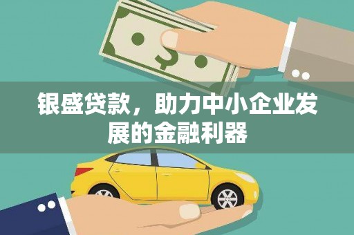 灵宝银盛贷款，助力中小企业发展的金融利器