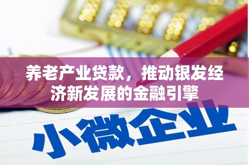 灵宝养老产业贷款，推动银发经济新发展的金融引擎