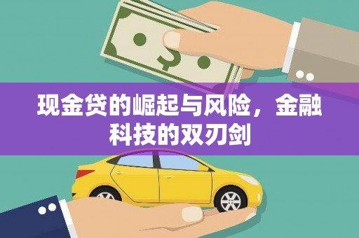 灵宝现金贷的崛起与风险，金融科技的双刃剑