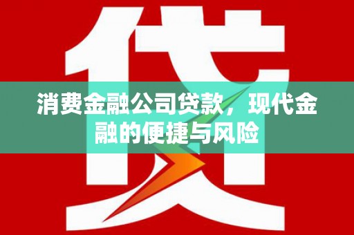 灵宝消费金融公司贷款，现代金融的便捷与风险