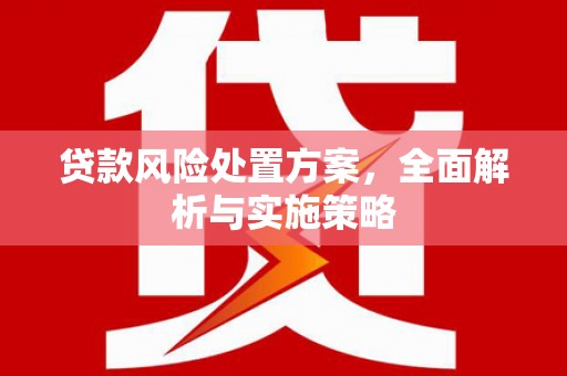 灵宝贷款风险处置方案，全面解析与实施策略