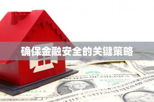 灵宝确保金融安全的关键策略
