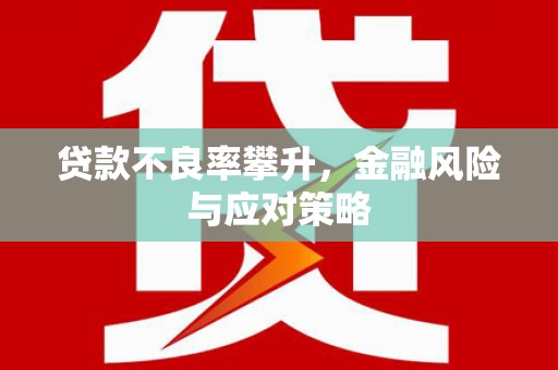 灵宝贷款不良率攀升，金融风险与应对策略